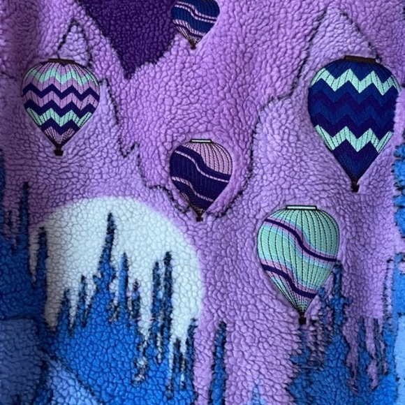House of sunny anthropologie Mountains should be climbed fleece jacket XS - Picture 8 of 16